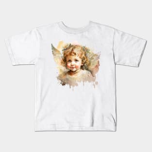 Raffaello-Inspired Angels Timeless Elegance #4 Kids T-Shirt